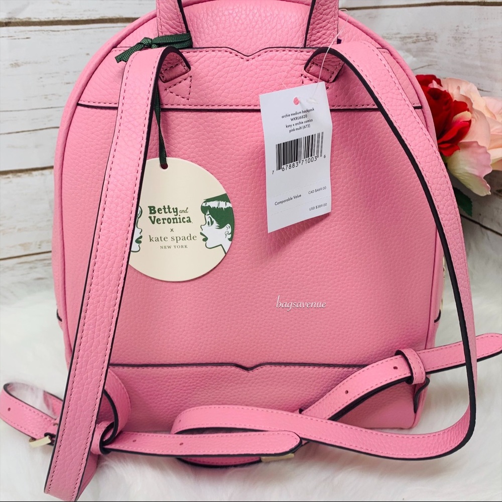 Kate spade riverdale Archie comics backpack pink - Picture 7 of 16